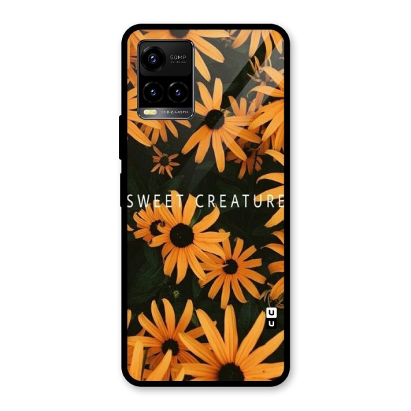 Sweet Creature Glass Back Case for Vivo Y33s