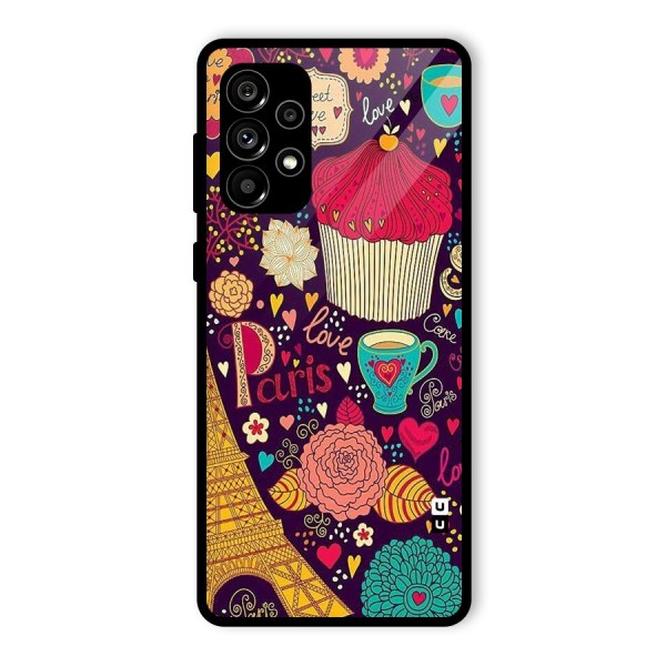 Sweet Love Glass Back Case for Galaxy A73 5G