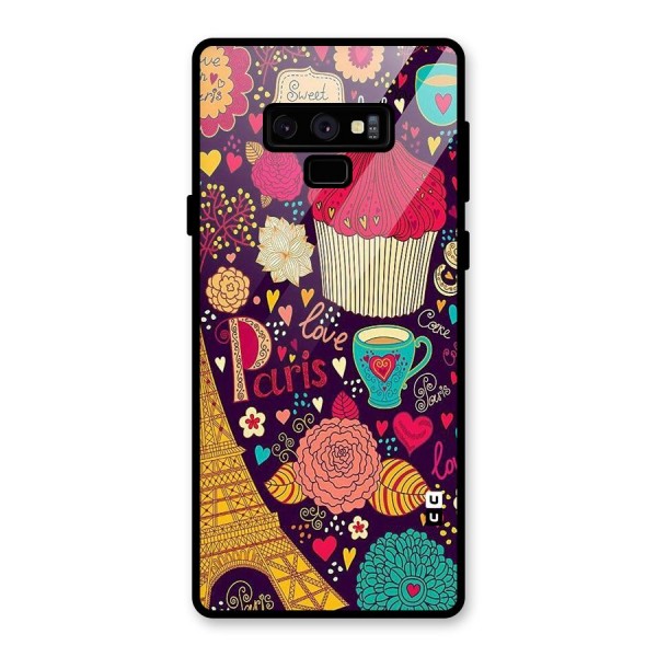 Sweet Love Glass Back Case for Galaxy Note 9