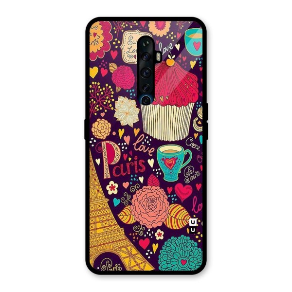 Sweet Love Glass Back Case for Oppo Reno2 Z