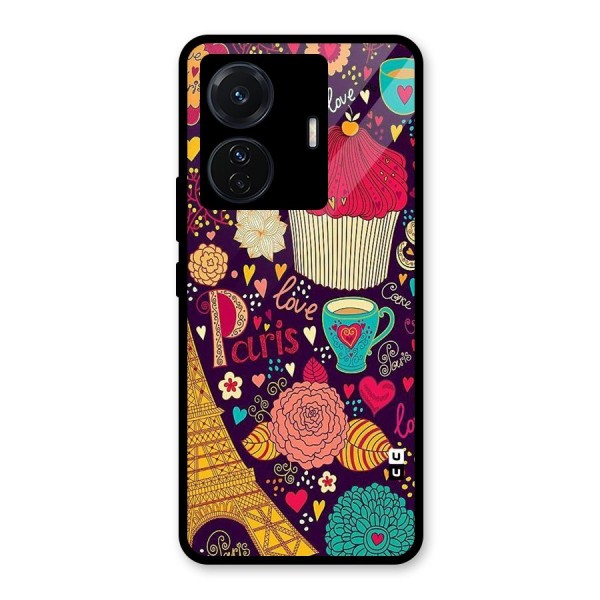 Sweet Love Glass Back Case for Vivo T1 Pro