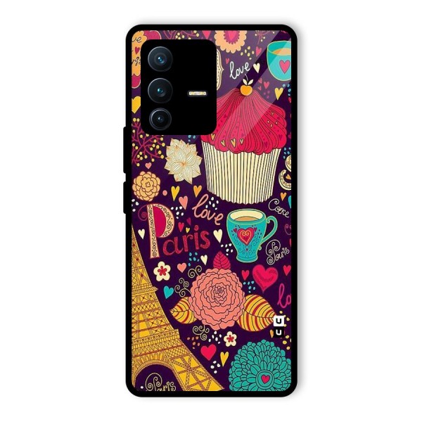 Sweet Love Glass Back Case for Vivo V23 Pro