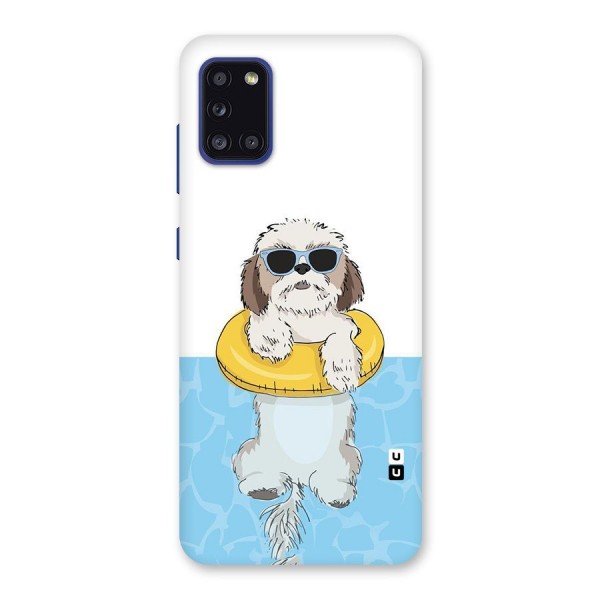 Swimming Doggo Back Case for Galaxy A31