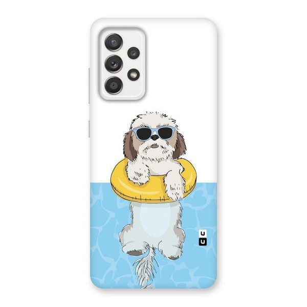 Swimming Doggo Back Case for Galaxy A52