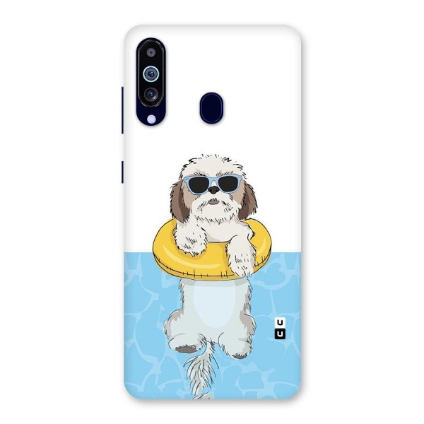 Swimming Doggo Back Case for Galaxy A60