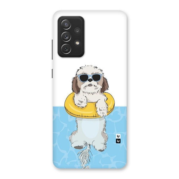 Swimming Doggo Back Case for Galaxy A72