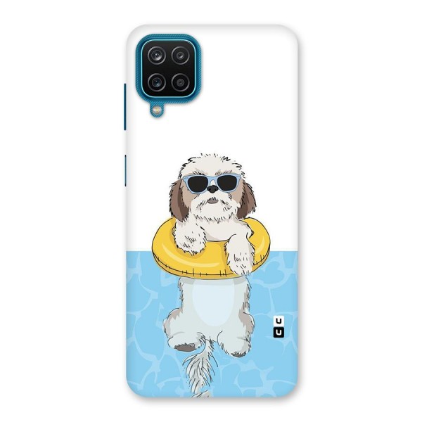 Swimming Doggo Back Case for Galaxy F12