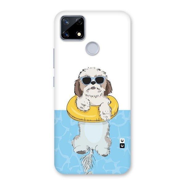 Swimming Doggo Back Case for Realme Narzo 20