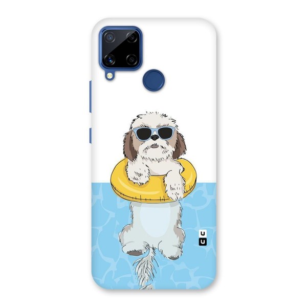 Swimming Doggo Back Case for Realme Narzo 30A