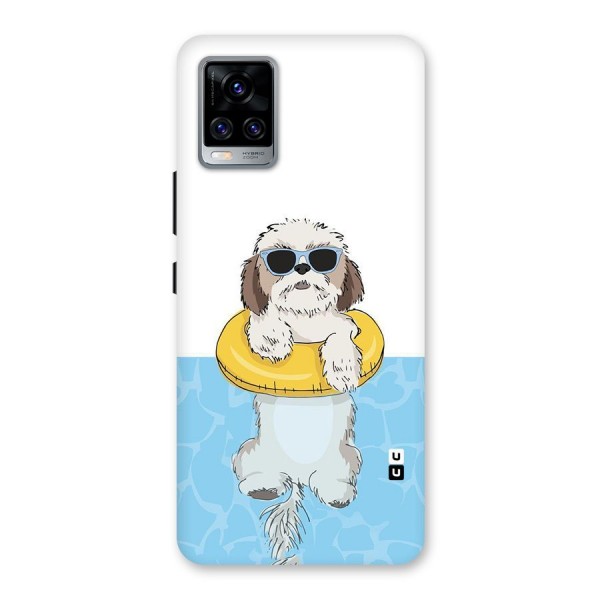 Swimming Doggo Back Case for Vivo V20 Pro