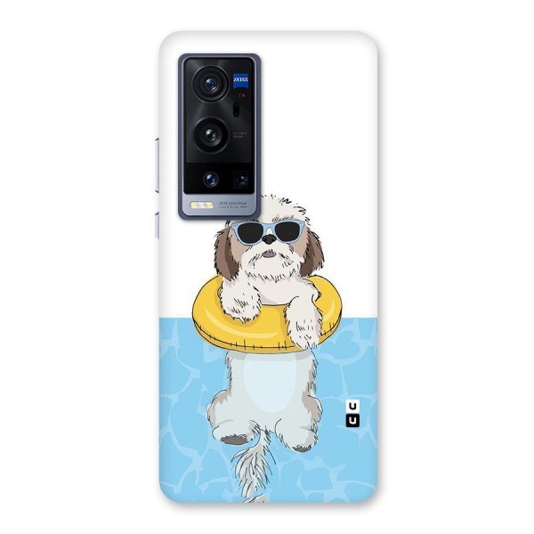 Swimming Doggo Back Case for Vivo X60 Pro Plus