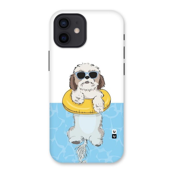 Swimming Doggo Back Case for iPhone 12