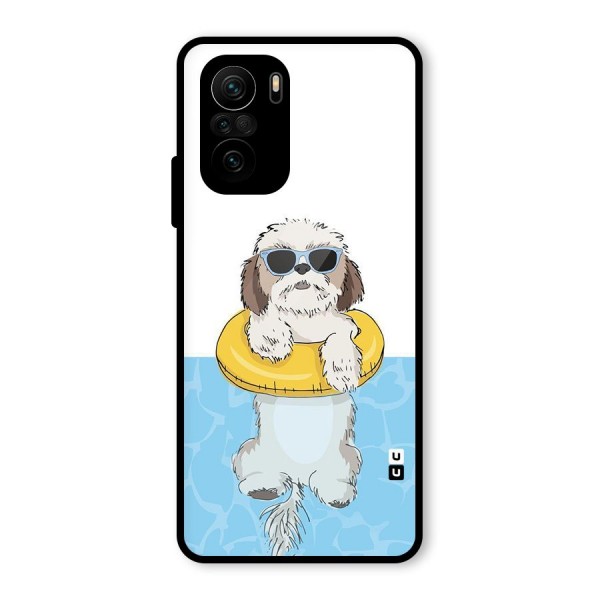 Swimming Doggo Glass Back Case for Mi 11x