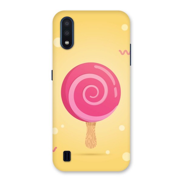 Swirl Ice Cream Back Case for Galaxy M01