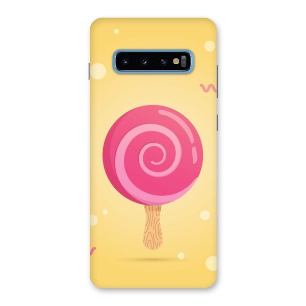 Swirl Ice Cream Back Case for Galaxy S10 Plus