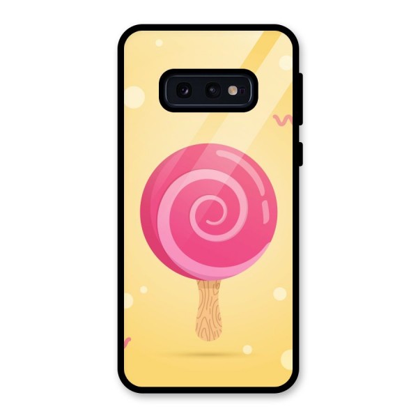 Swirl Ice Cream Glass Back Case for Galaxy S10e