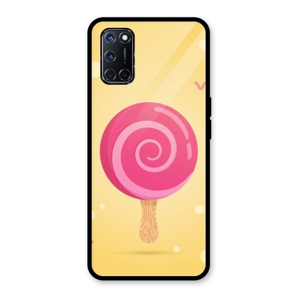 Swirl Ice Cream Glass Back Case for Oppo A52