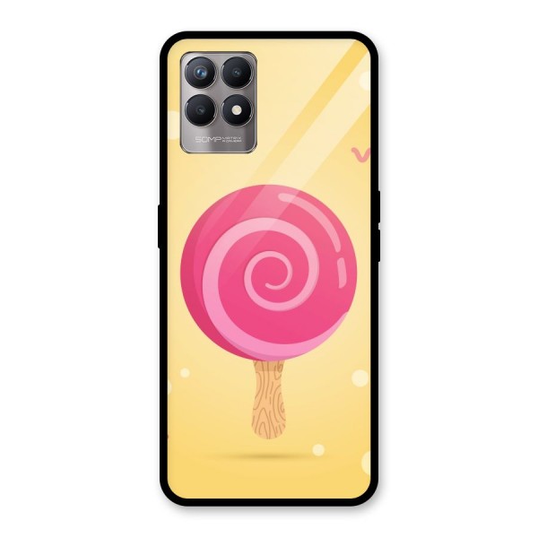 Swirl Ice Cream Glass Back Case for Realme 8i