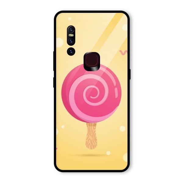 Swirl Ice Cream Glass Back Case for Vivo V15