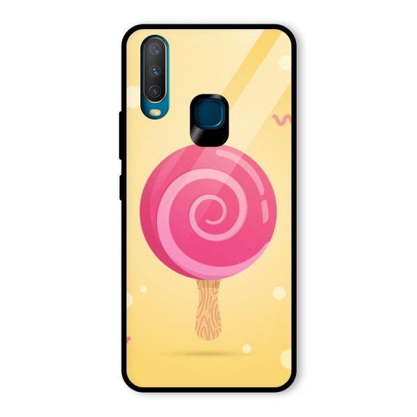 Swirl Ice Cream Glass Back Case for Vivo Y12