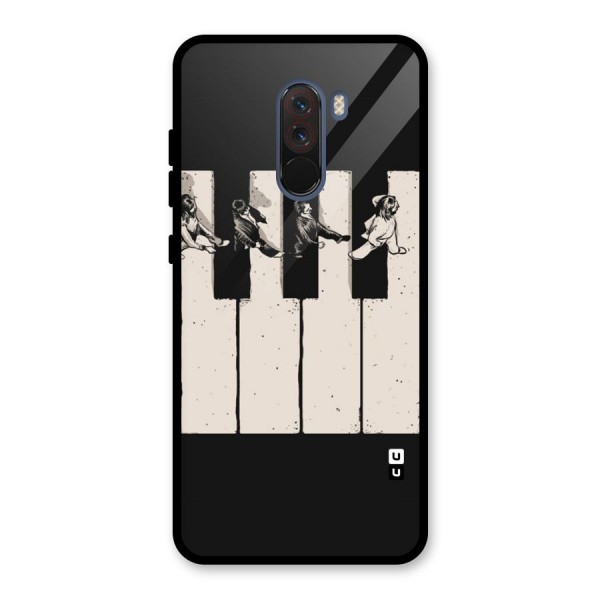 Talk A Walk Glass Back Case for Poco F1