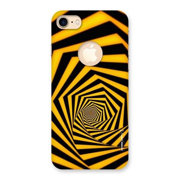 Taxi Pattern Back Case for iPhone 8 Logo Cut