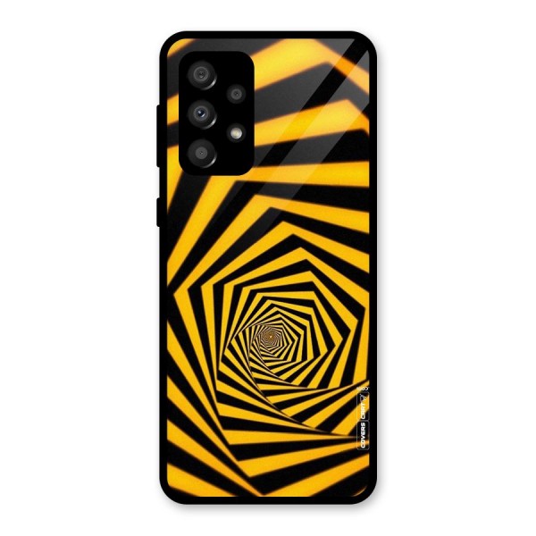 Taxi Pattern Glass Back Case for Galaxy A32