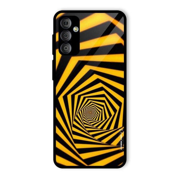 Taxi Pattern Glass Back Case for Galaxy F23