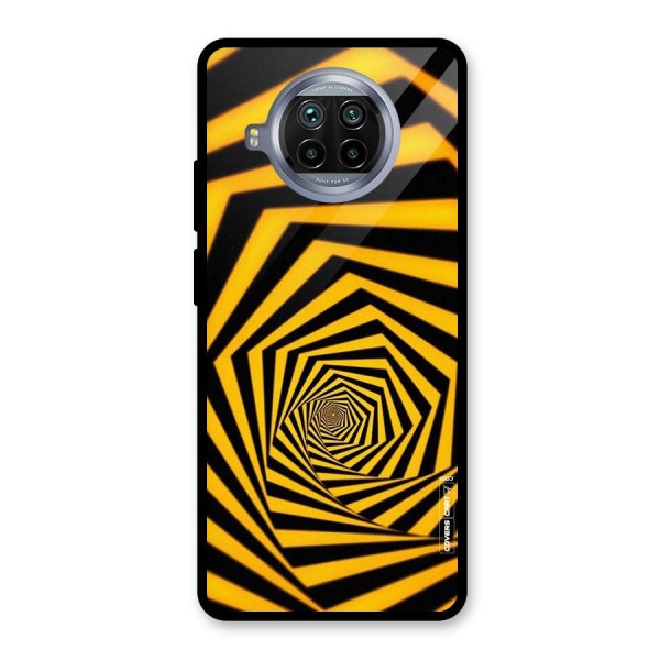 Taxi Pattern Glass Back Case for Mi 10i