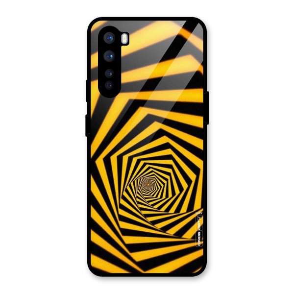 Taxi Pattern Glass Back Case for OnePlus Nord