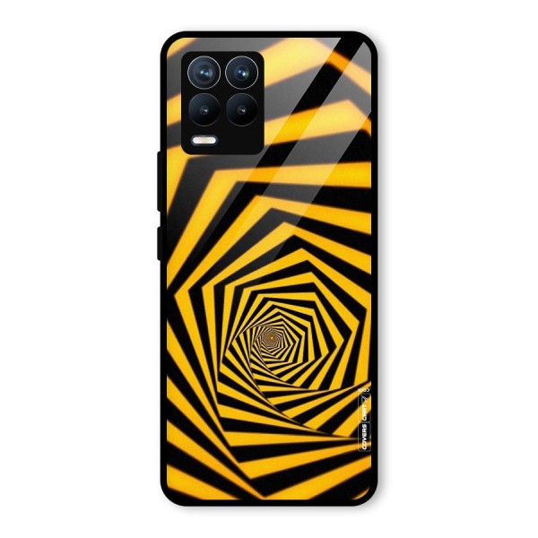 Taxi Pattern Glass Back Case for Realme 8 Pro