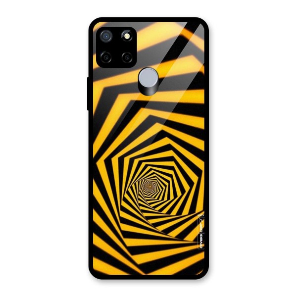 Taxi Pattern Glass Back Case for Realme C12