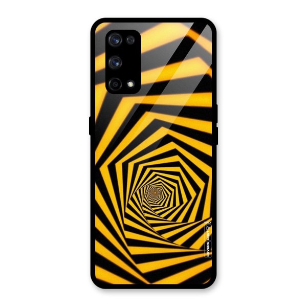 Taxi Pattern Glass Back Case for Realme X7 Pro