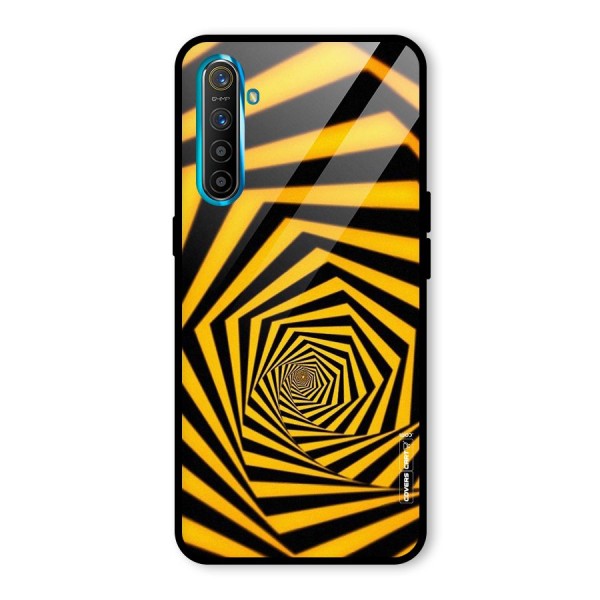 Taxi Pattern Glass Back Case for Realme XT