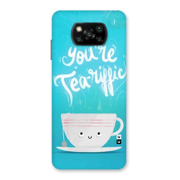 Tea-rific Back Case for Poco X3