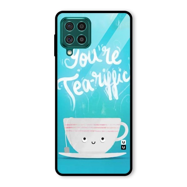 Tea-rific Glass Back Case for Galaxy F62