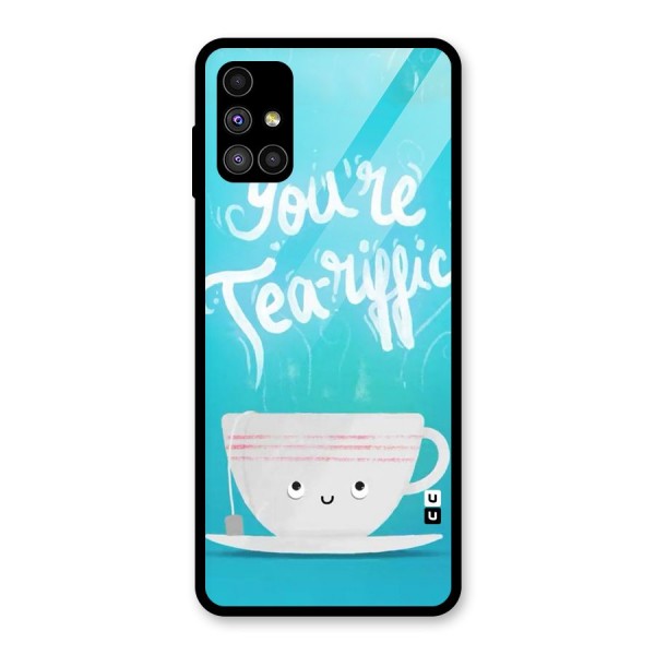 Tea-rific Glass Back Case for Galaxy M51