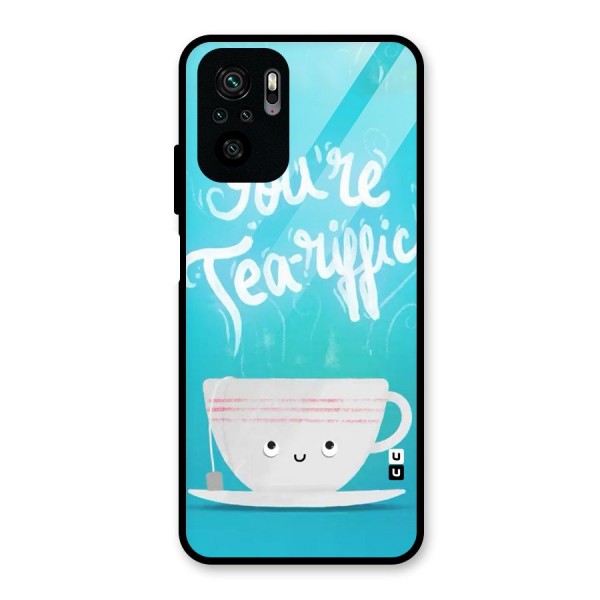 Tea-rific Glass Back Case for Redmi Note 10