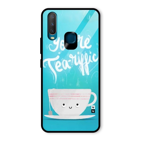 Tea-rific Glass Back Case for Vivo Y15