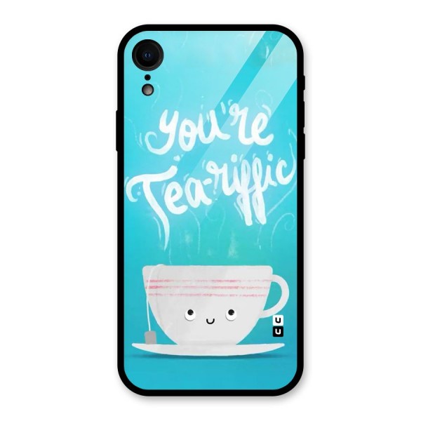 Tea-rific Glass Back Case for XR