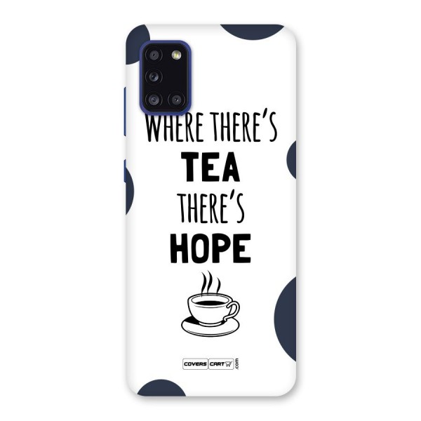 Tea Hope Back Case for Galaxy A31