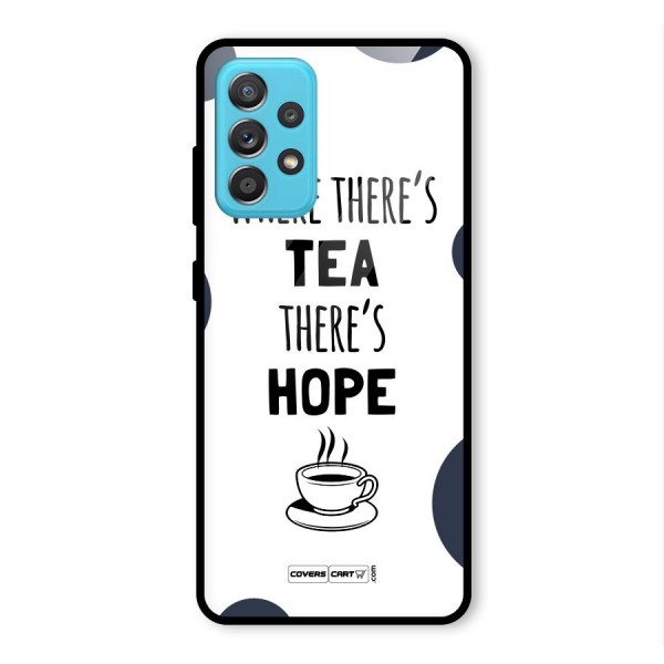 Tea Hope Glass Back Case for Galaxy A52s 5G