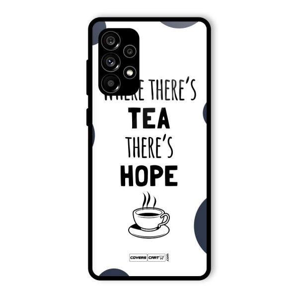 Tea Hope Glass Back Case for Galaxy A73 5G