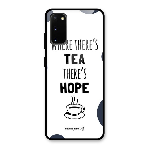 Tea Hope Glass Back Case for Galaxy S20