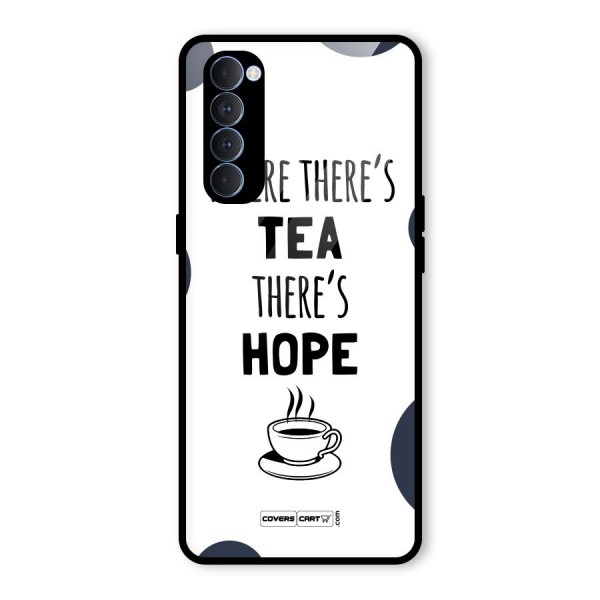 Tea Hope Glass Back Case for Oppo Reno4 Pro