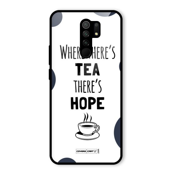 Tea Hope Glass Back Case for Redmi 9 Prime