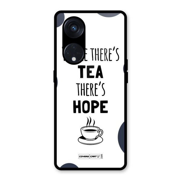 Tea Hope Glass Back Case for Reno8 T 5G