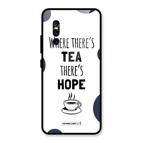 Tea Hope Glass Back Case for Vivo V15 Pro