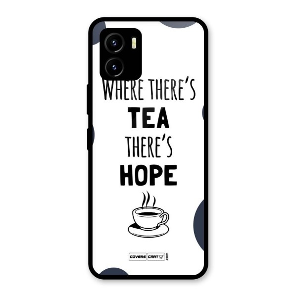 Tea Hope Glass Back Case for Vivo Y15s