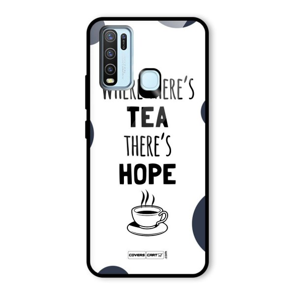 Tea Hope Glass Back Case for Vivo Y30